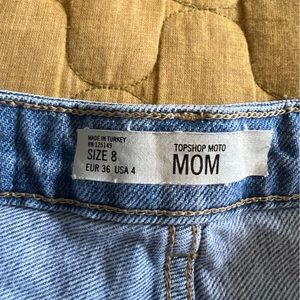 Size 4 Top Shop “mom shorts”